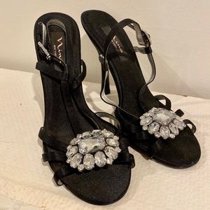 Nina New York Evening Heel Diamond Embellishment